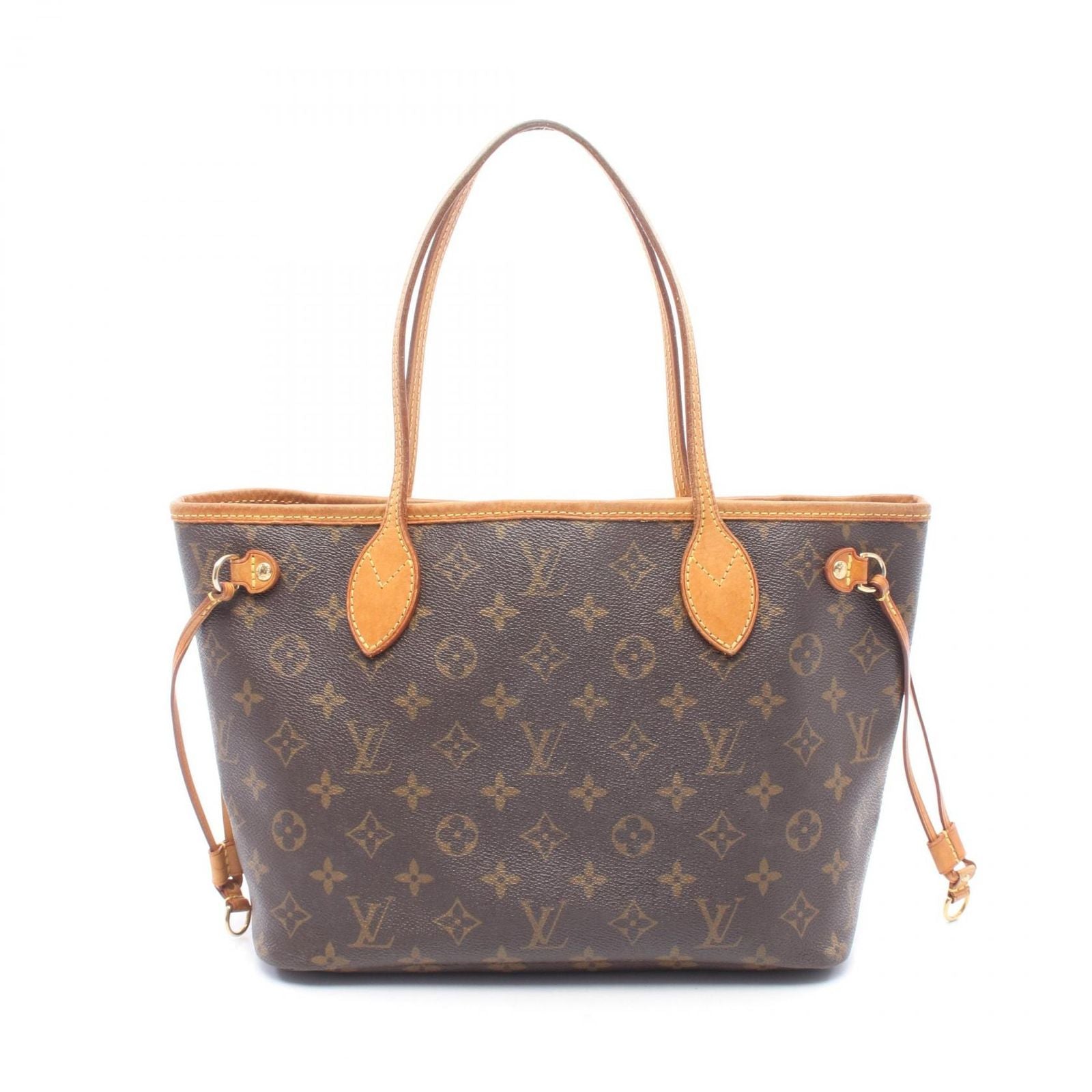Louis Vuitton Tote Neverfull PM Canvas Leather