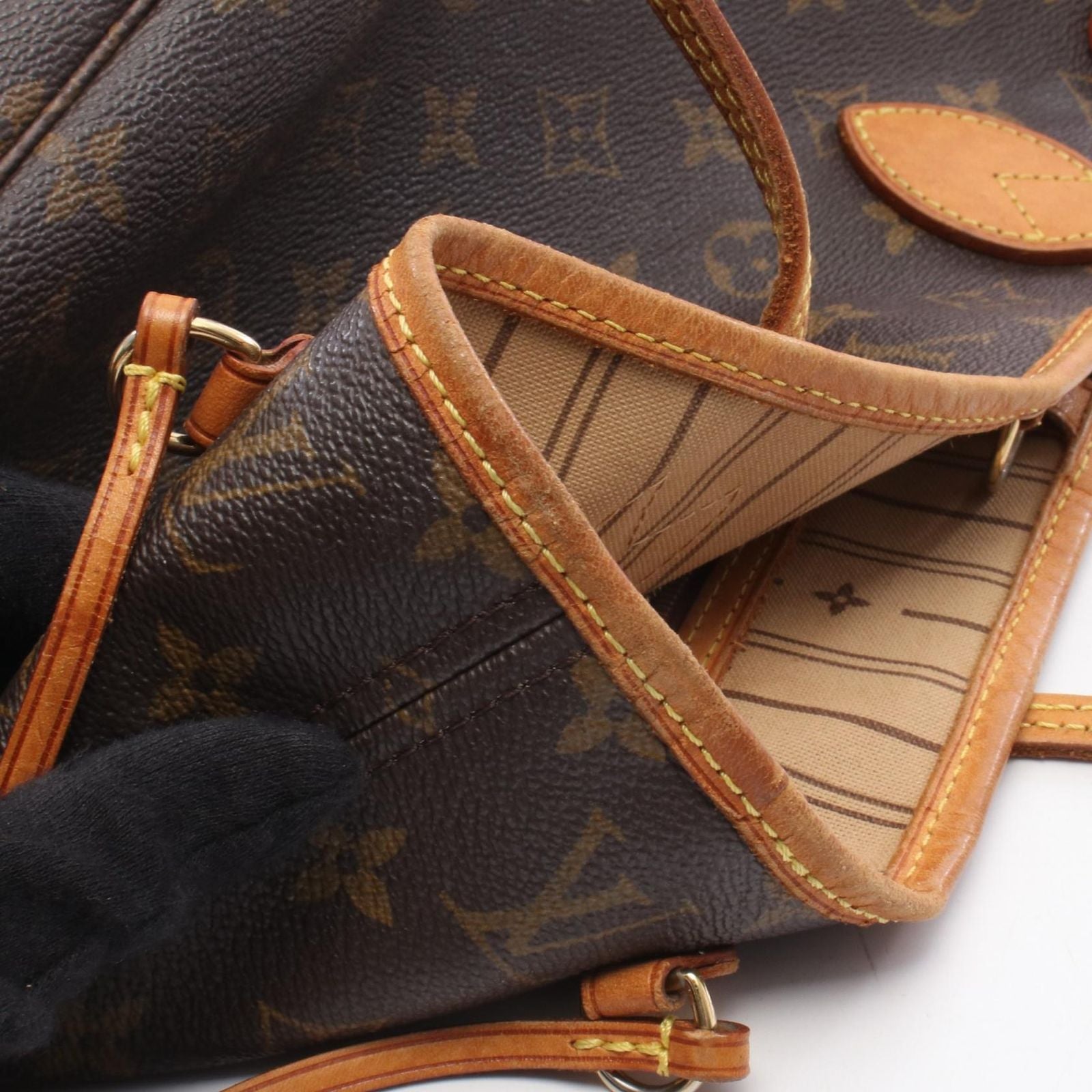 Louis Vuitton Tote Neverfull PM Canvas Leather — view 9