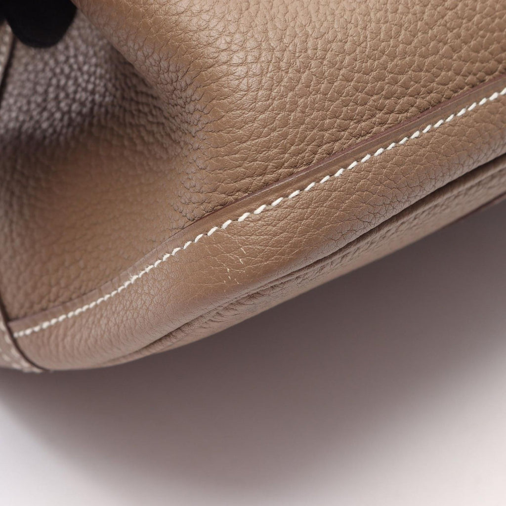Hermes Tote Garden Party PM Etoupe Leather — view 8