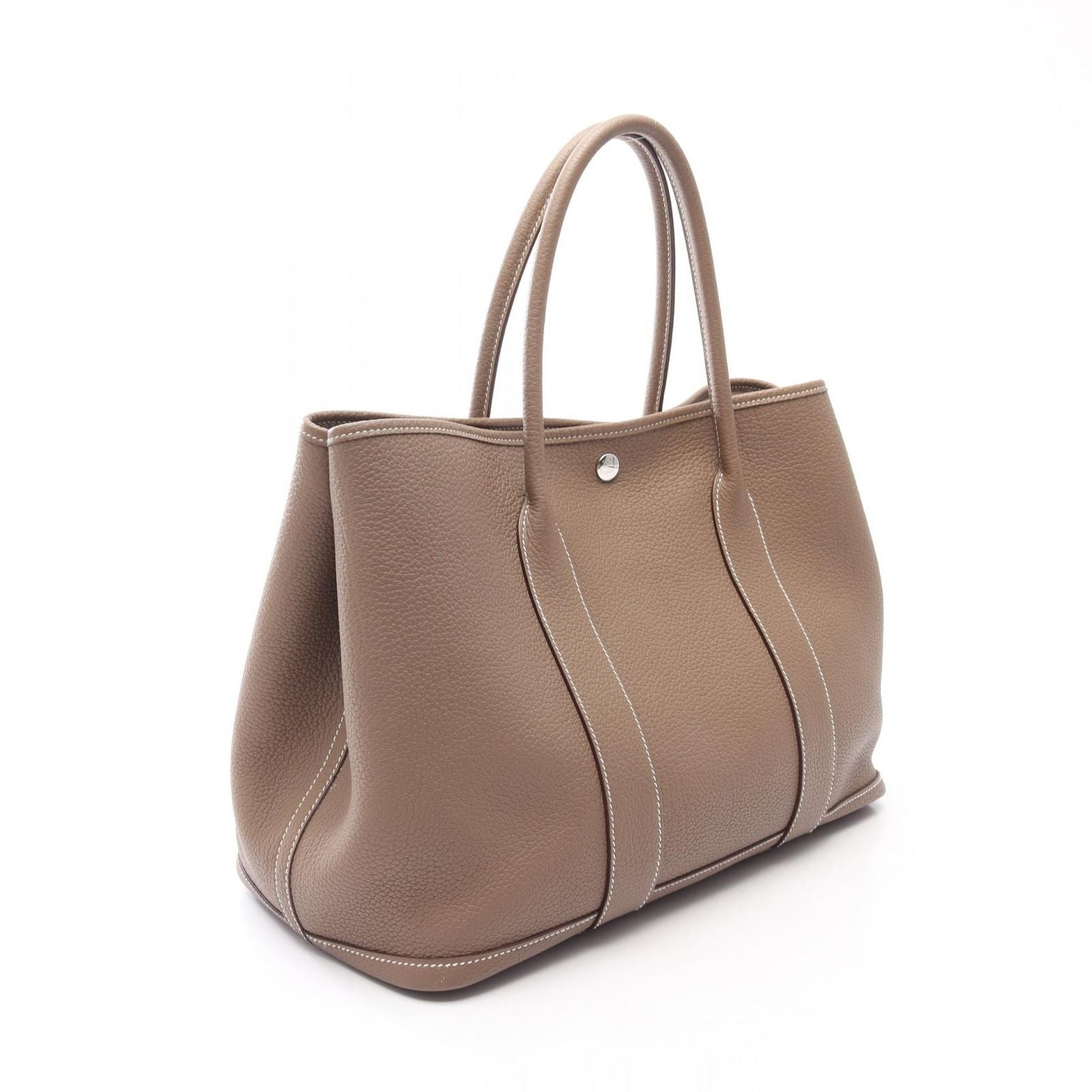Hermes Tote Garden Party PM Etoupe Leather — view 2