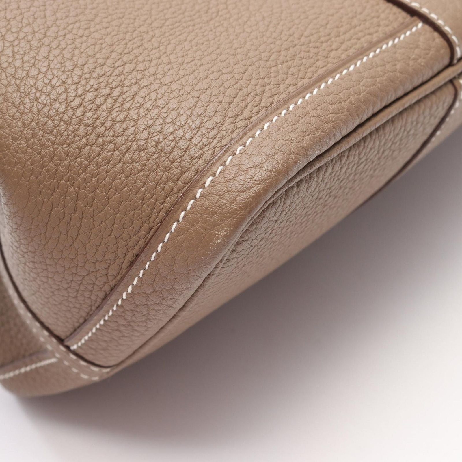 Hermes Tote Garden Party PM Etoupe Leather — view 9