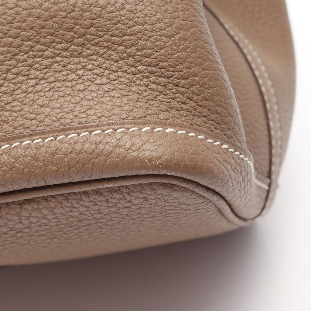 Hermes Tote Garden Party PM Etoupe Leather — view 7