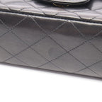 Chanel Handbag Quilted Parent Child Bag Black Lambskin — view 7