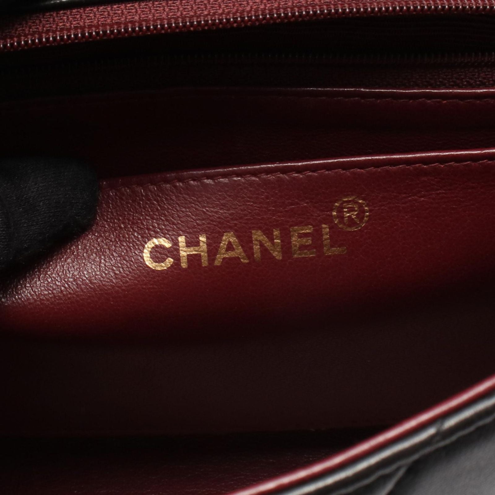 Chanel Handbag Quilted Parent Child Bag Black Lambskin — view 4
