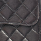 Chanel Handbag Quilted Parent Child Bag Black Lambskin — view 8
