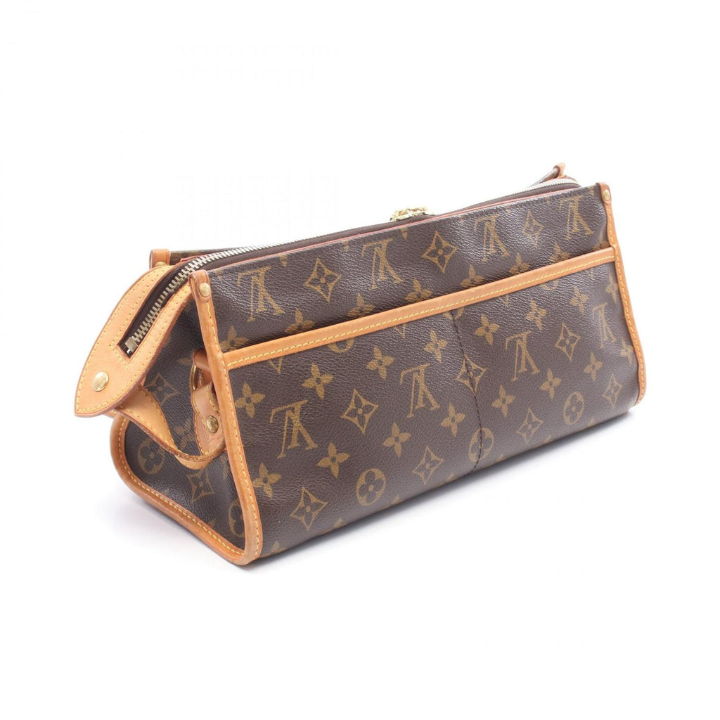 Louis Vuitton Shoulder Bag Popincourt Long Canvas Leather — view 2