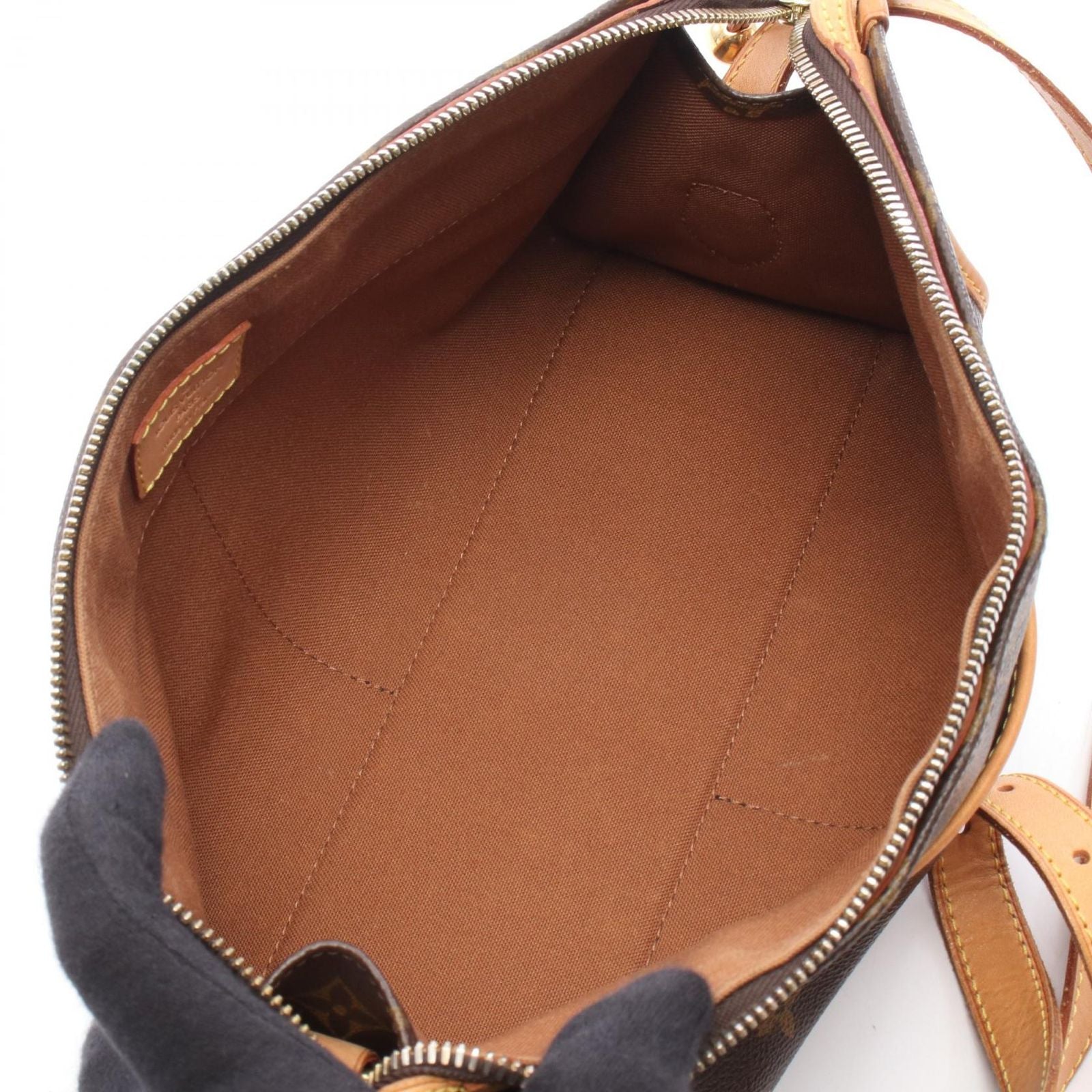 Louis Vuitton Shoulder Bag Popincourt Long Canvas Leather — view 3