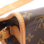 Louis Vuitton Shoulder Bag Popincourt Long Canvas Leather — view 8