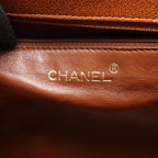 Chanel Shoulder Bag CC Logo Kiss Lock Brown Caviar Leather CC — view 4