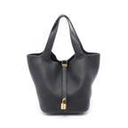 Hermes Handbag Picotin Lock MM Black