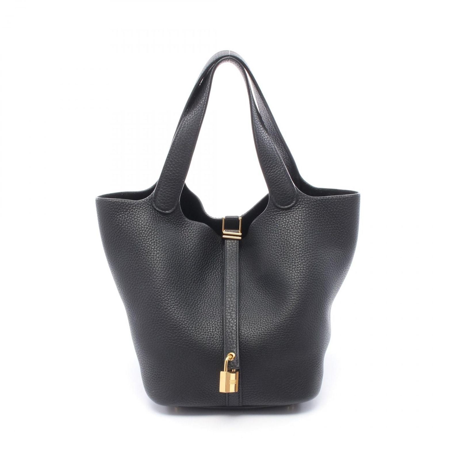 Hermes Handbag Picotin Lock MM Black