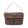 Louis Vuitton Shoulder Bag Viva Cite GM Canvas Leather