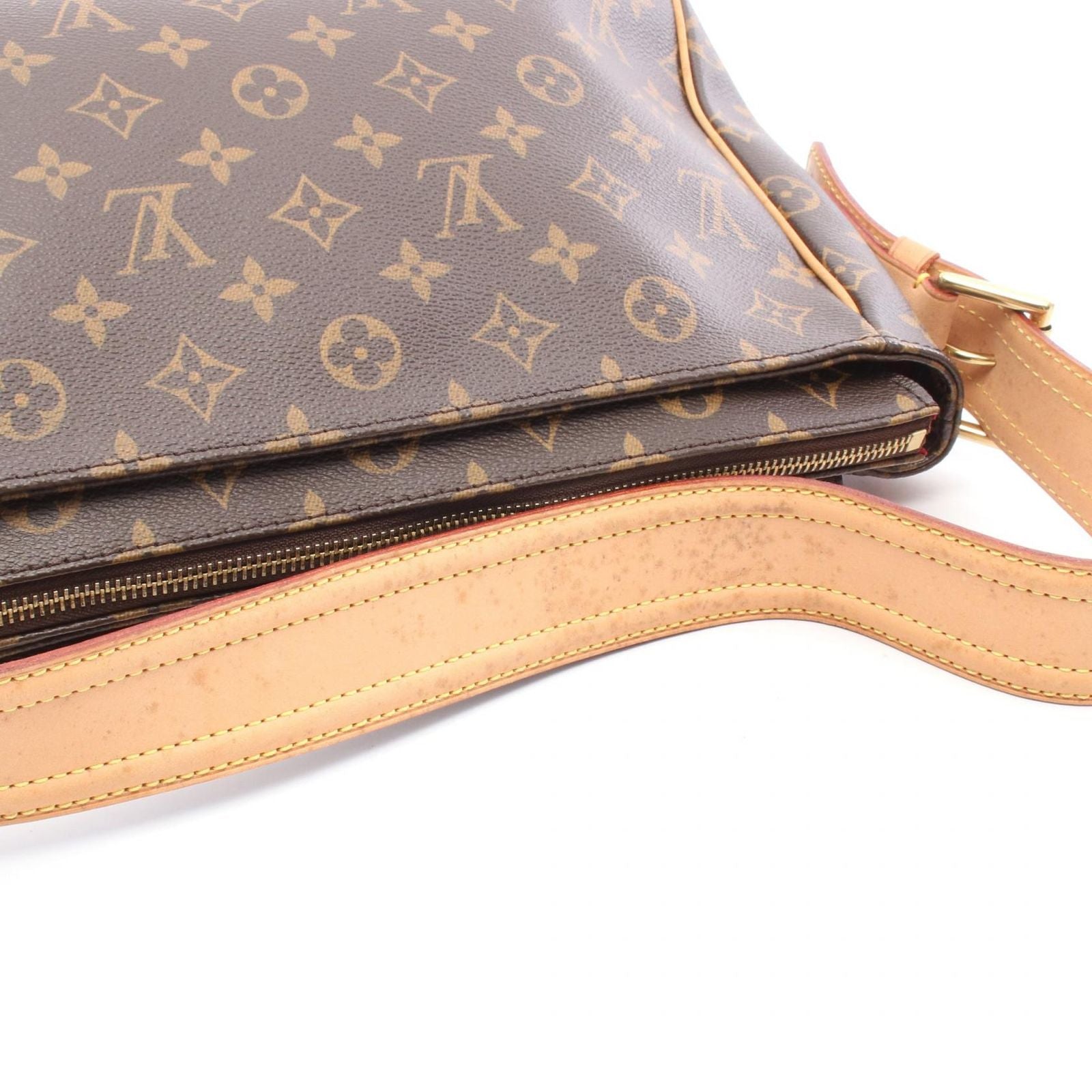 Louis Vuitton Shoulder Bag Viva Cite GM Canvas Leather — view 9