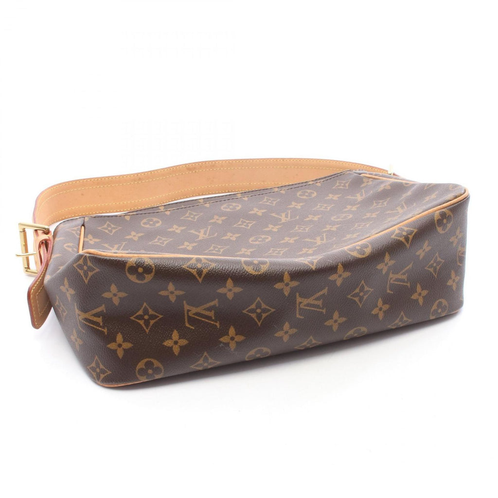Louis Vuitton Shoulder Bag Viva Cite GM Canvas Leather — view 7