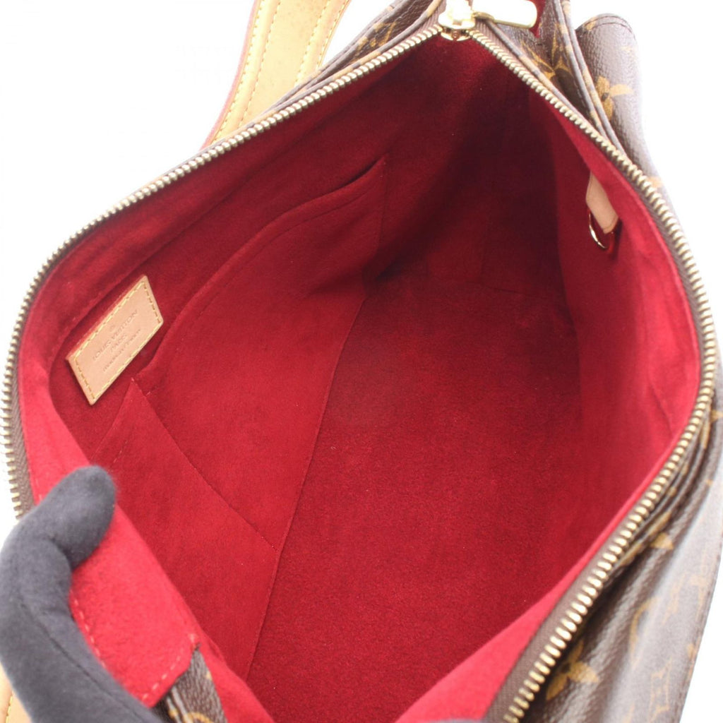 Louis Vuitton Shoulder Bag Viva Cite GM Canvas Leather — view 3