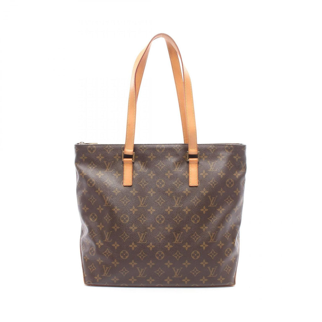 Louis Vuitton Tote Cabas Mezzo Canvas Leather