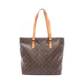 Louis Vuitton Tote Cabas Mezzo Canvas Leather