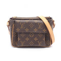 Louis Vuitton Shoulder Bag Viva City PM Canvas Leather