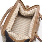 Louis Vuitton Handbag Trianon Sac de Nuit MM Beige Canvas Leather — view 3