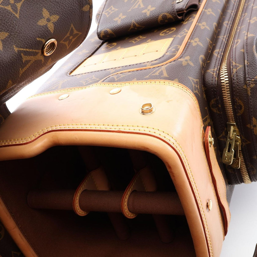Louis Vuitton Sac Golf Caddy Bag Club Case Canvas Leather — view 9