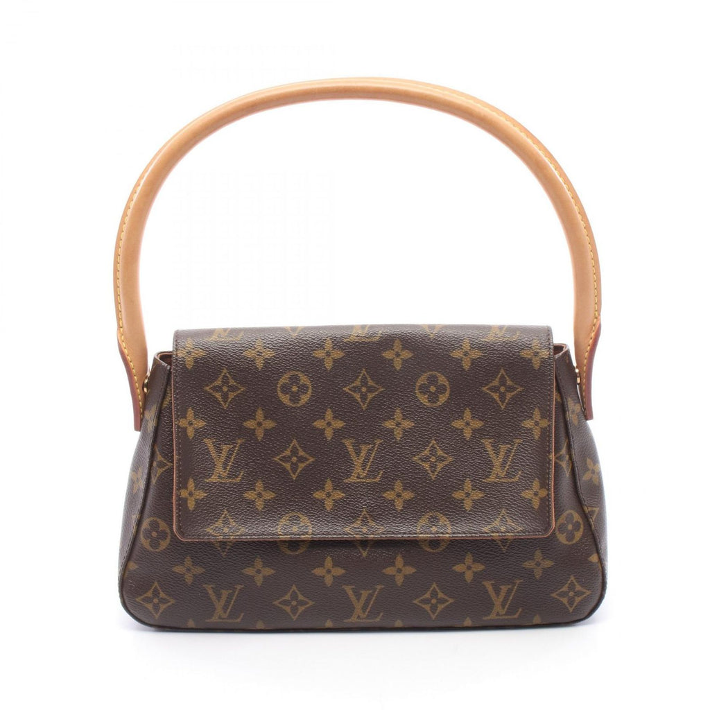 Louis Vuitton Handbag Mini Looping Canvas Leather