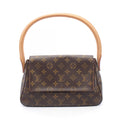 Louis Vuitton Handbag Mini Looping Canvas Leather