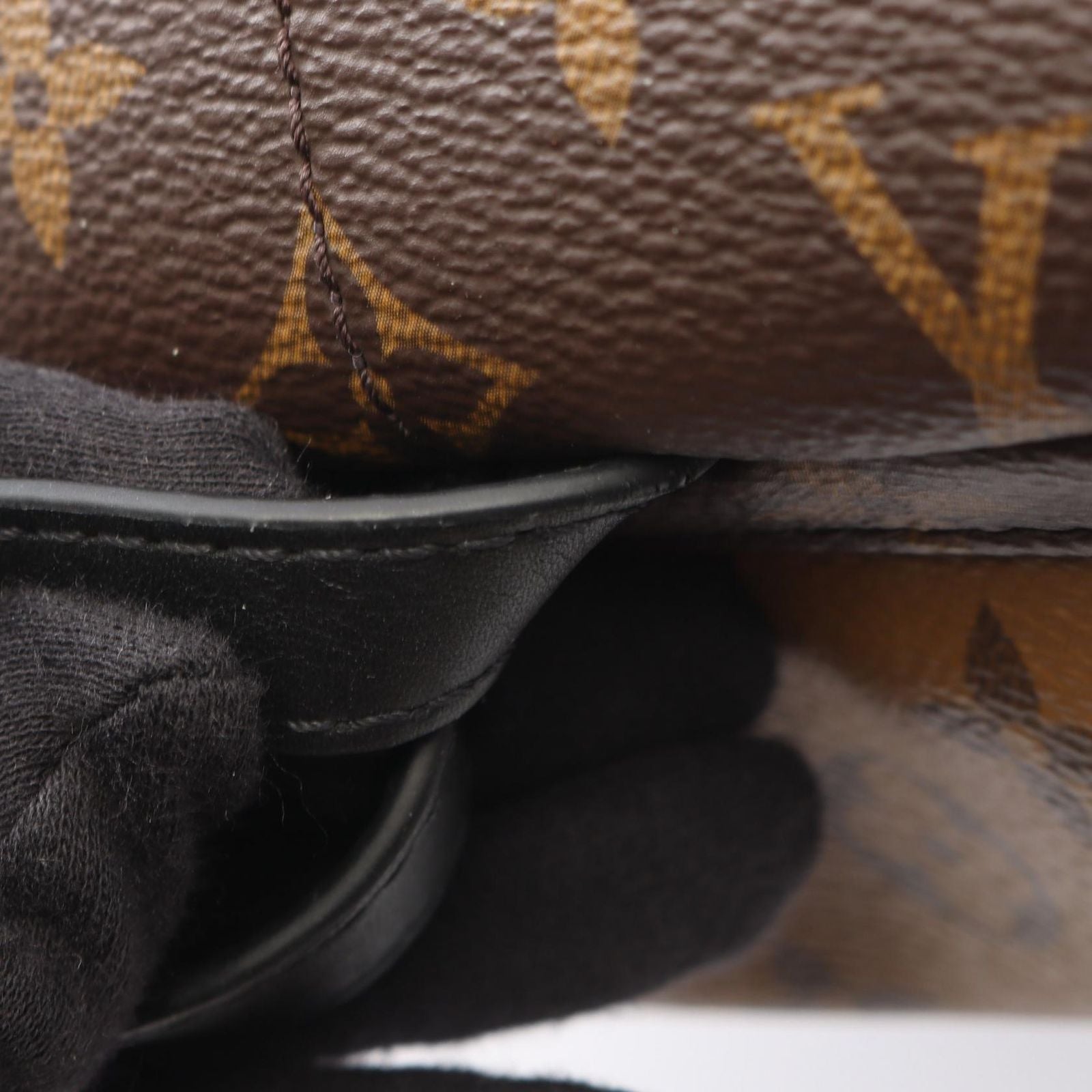 Louis Vuitton Backpack Palm Springs PM Canvas Leather — view 7