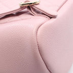 Chanel Backpack Small Pink Caviar Leather Quilted Chain — view 6