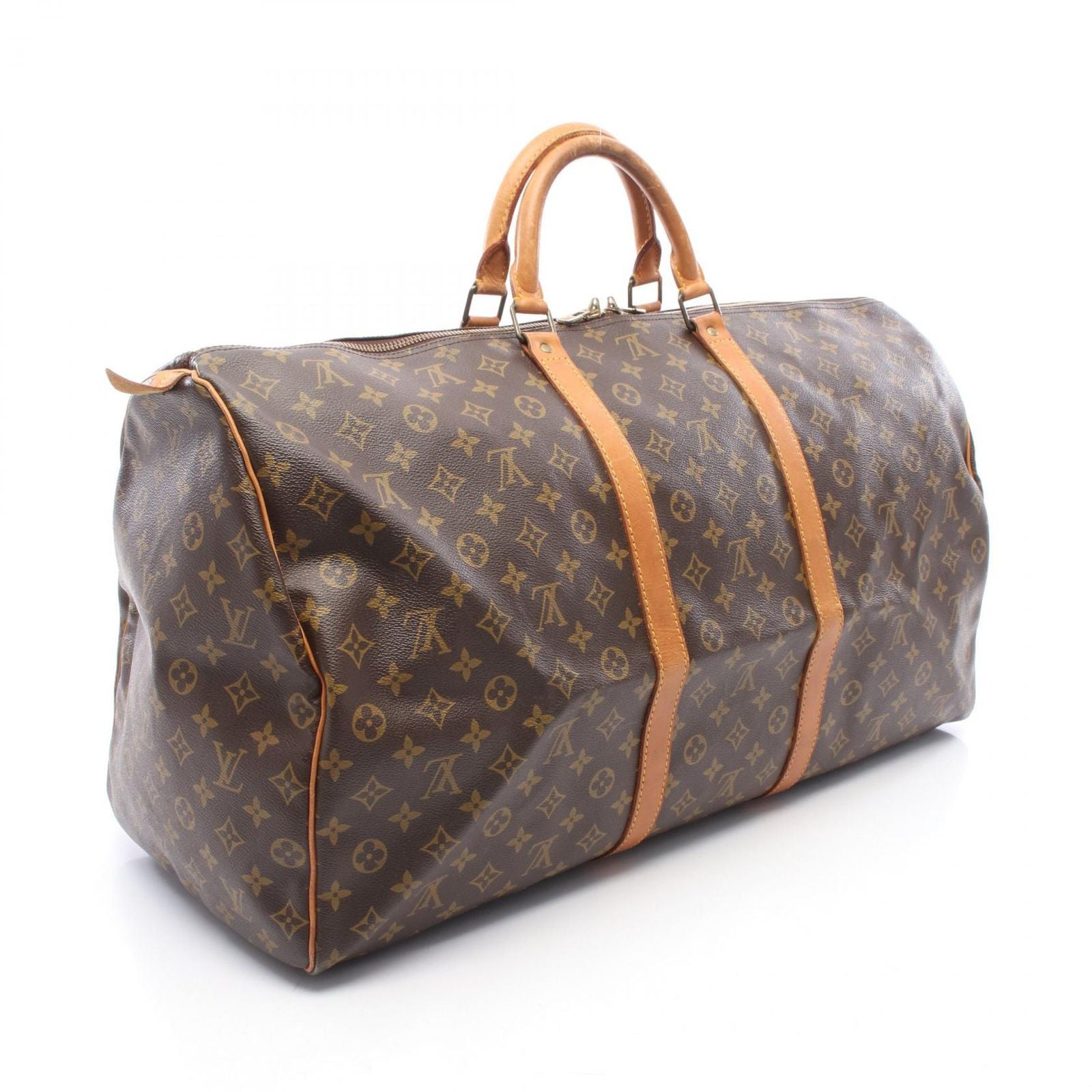 Louis Vuitton Boston Bag Keepall 60 Canvas Leather — view 2