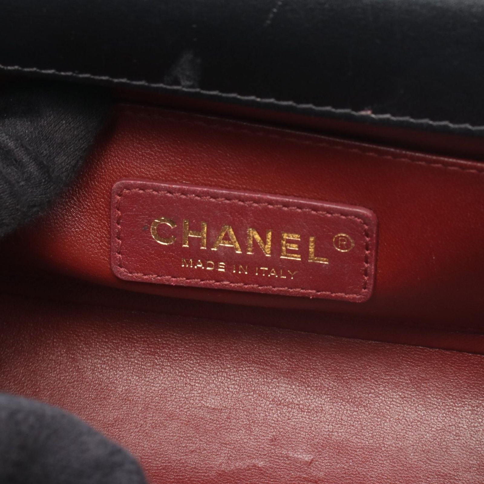 Chanel Shoulder Bag Quilted Black Lambskin Small Flap Chain — view 4
