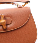 Gucci Handbag Bamboo 2-Way 000 14 Brown Leather Shoulder — view 7