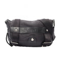 Chanel Shoulder Bag CC Logo Sports Line Messenger Black Nylon Leather