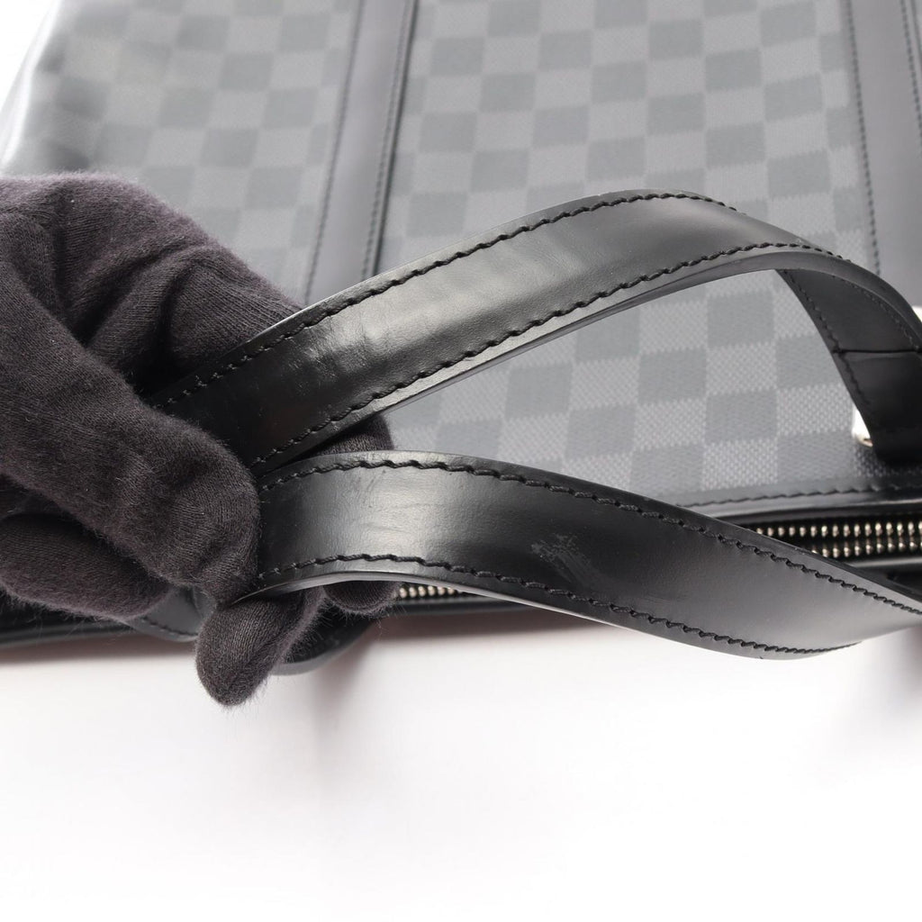 Louis Vuitton Tote Tadao Damier Graphite 2-Way Canvas Leather — view 9