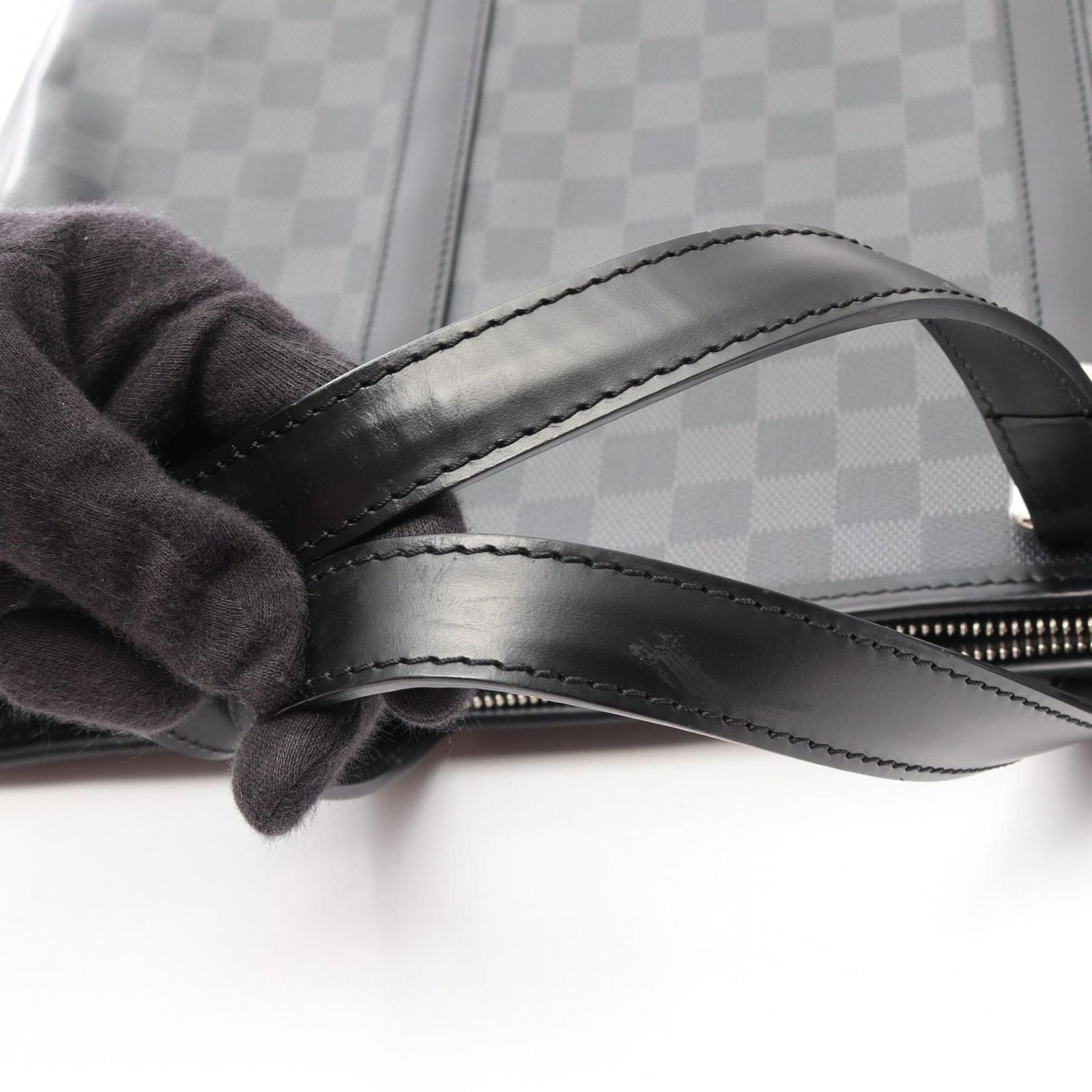 Louis Vuitton Tote Tadao Damier Graphite 2-Way Canvas Leather — view 9