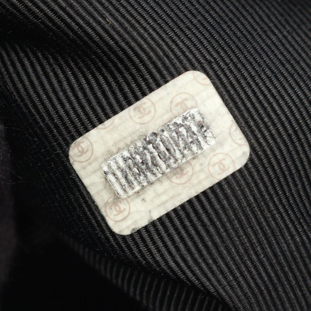 Chanel Backpack Triple CC Logo Black Caviar Leather Coco — view 5