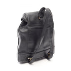Chanel Backpack Triple CC Logo Black Caviar Leather Coco — view 2