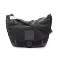 Chanel Shoulder Bag Sports Line CC Logo Black Green Canvas