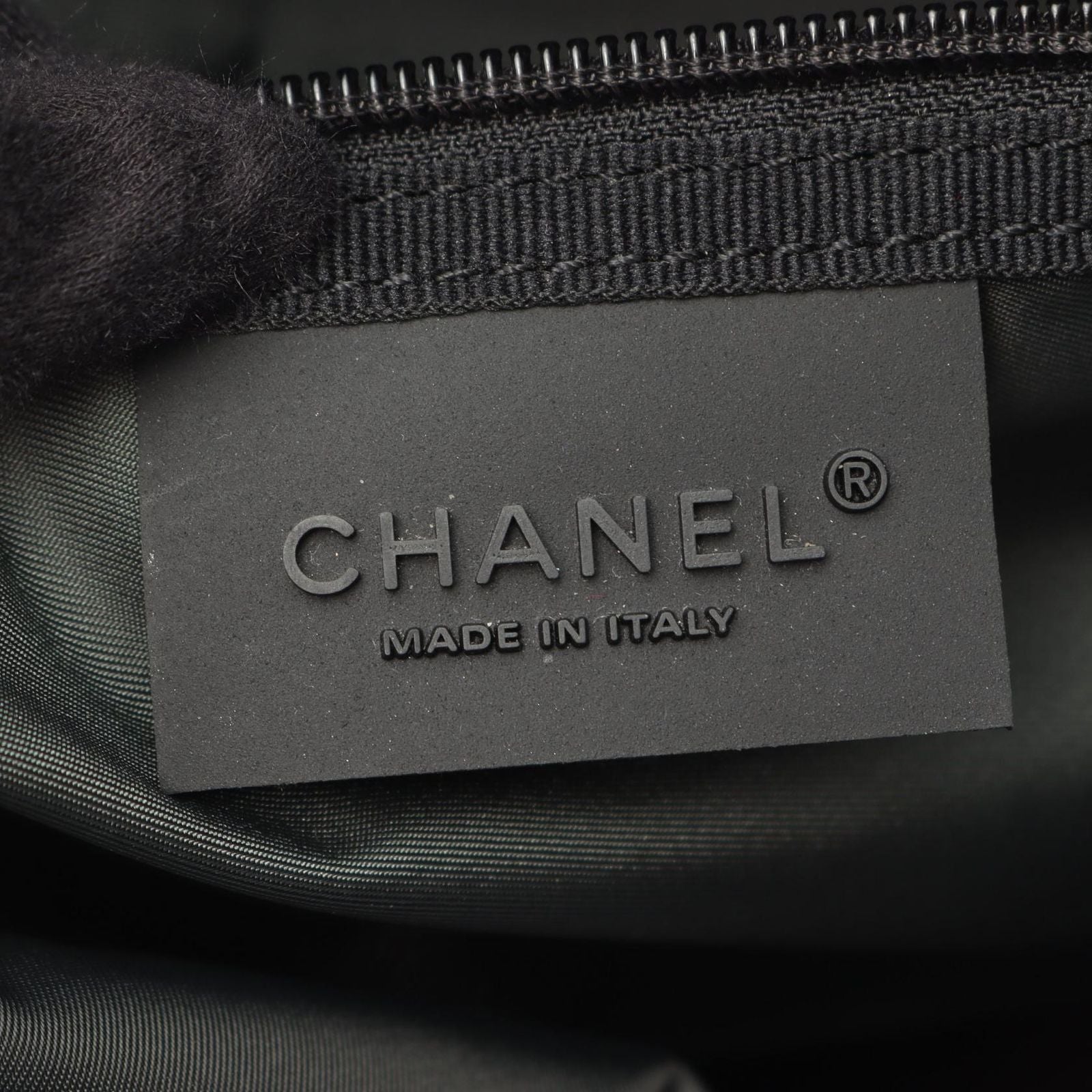 Chanel Shoulder Bag Sports Line CC Logo Black Green Canvas — view 4