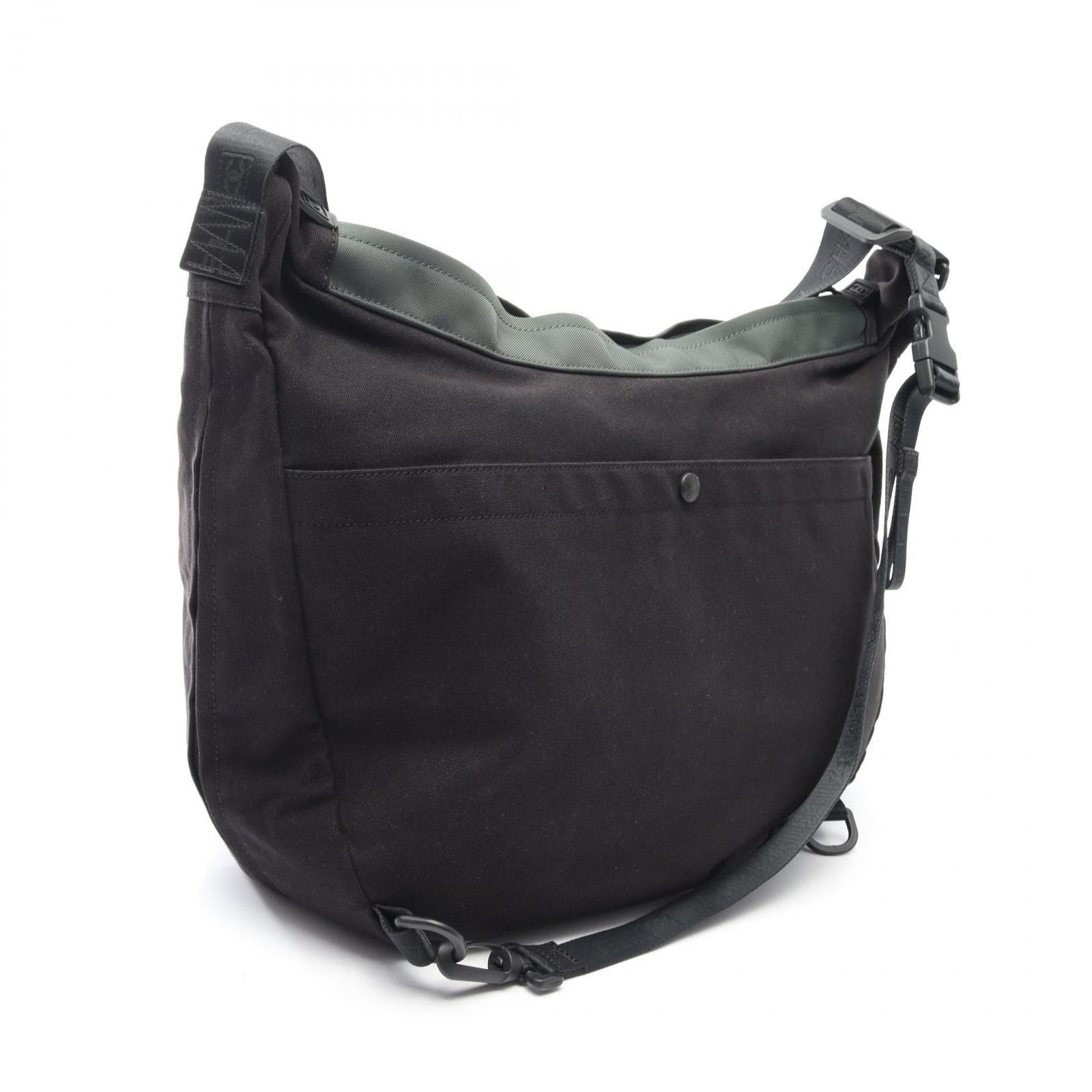 Chanel Shoulder Bag Sports Line CC Logo Black Green Canvas — view 2