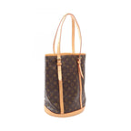 Louis Vuitton Shoulder Bag Bucket GM Canvas Leather — view 2