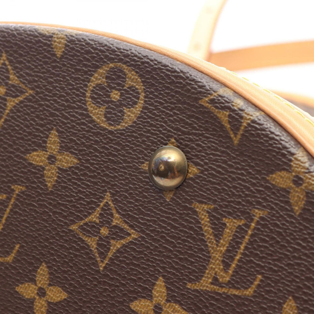 Louis Vuitton Shoulder Bag Bucket GM Canvas Leather — view 6