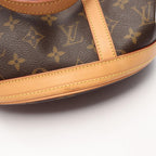 Louis Vuitton Shoulder Bag Bucket GM Canvas Leather — view 8