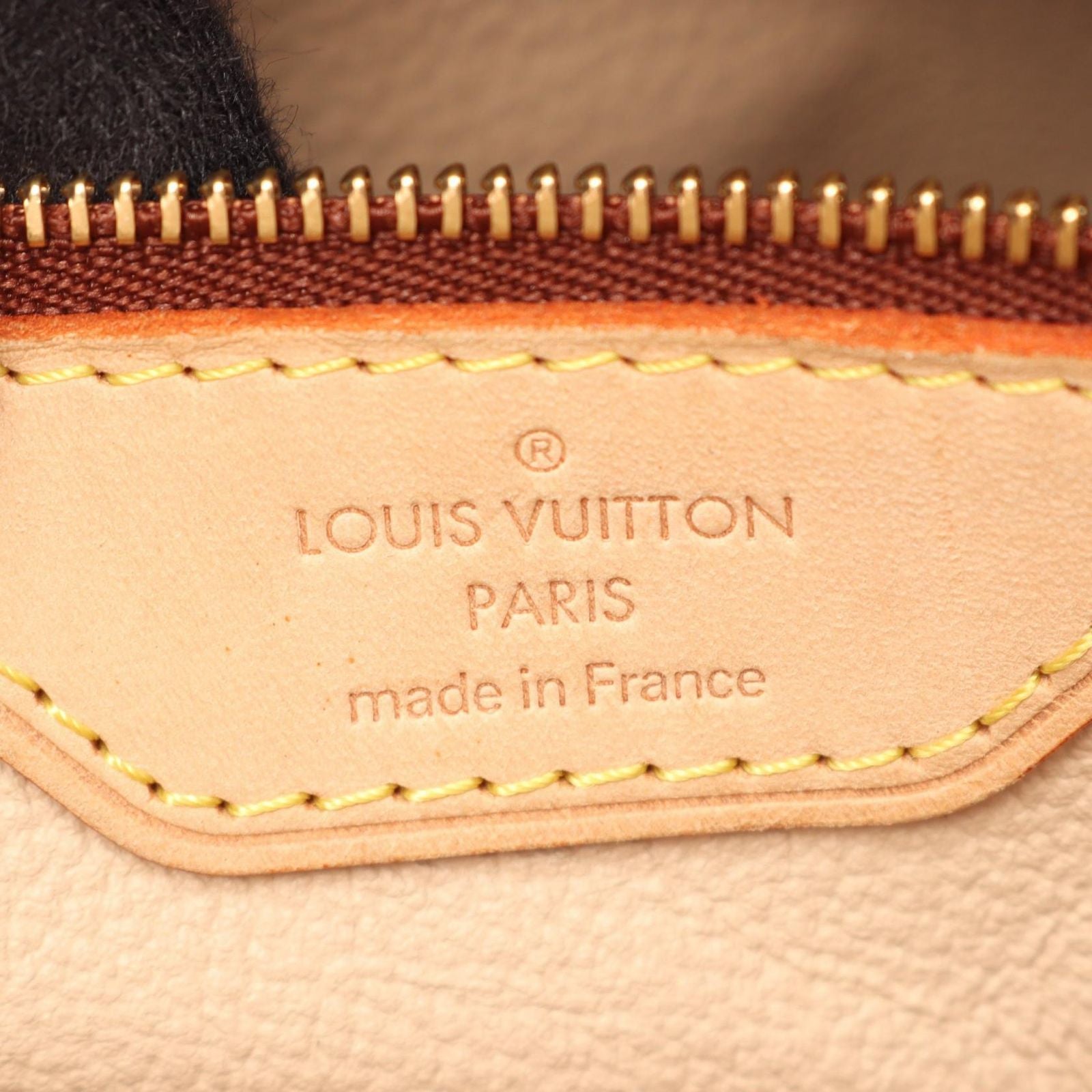 Louis Vuitton Shoulder Bag Bucket GM Canvas Leather — view 4