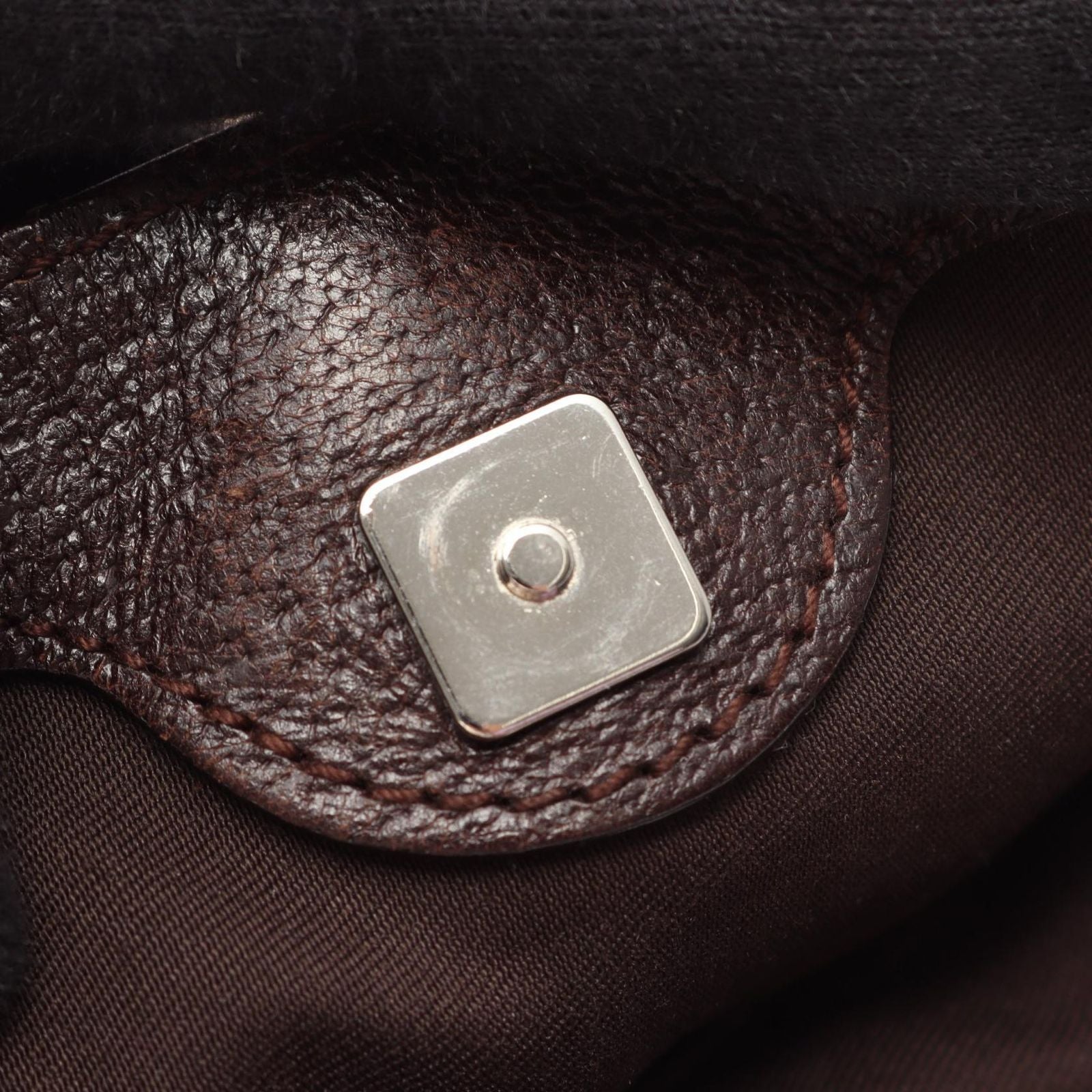 Gucci Shoulder Bag GG Canvas Beige Dark Brown Eclipse — view 6