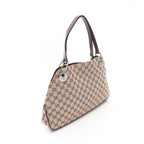 Gucci Shoulder Bag GG Canvas Beige Dark Brown Eclipse — view 2