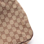 Gucci Shoulder Bag GG Canvas Beige Dark Brown Eclipse — view 9