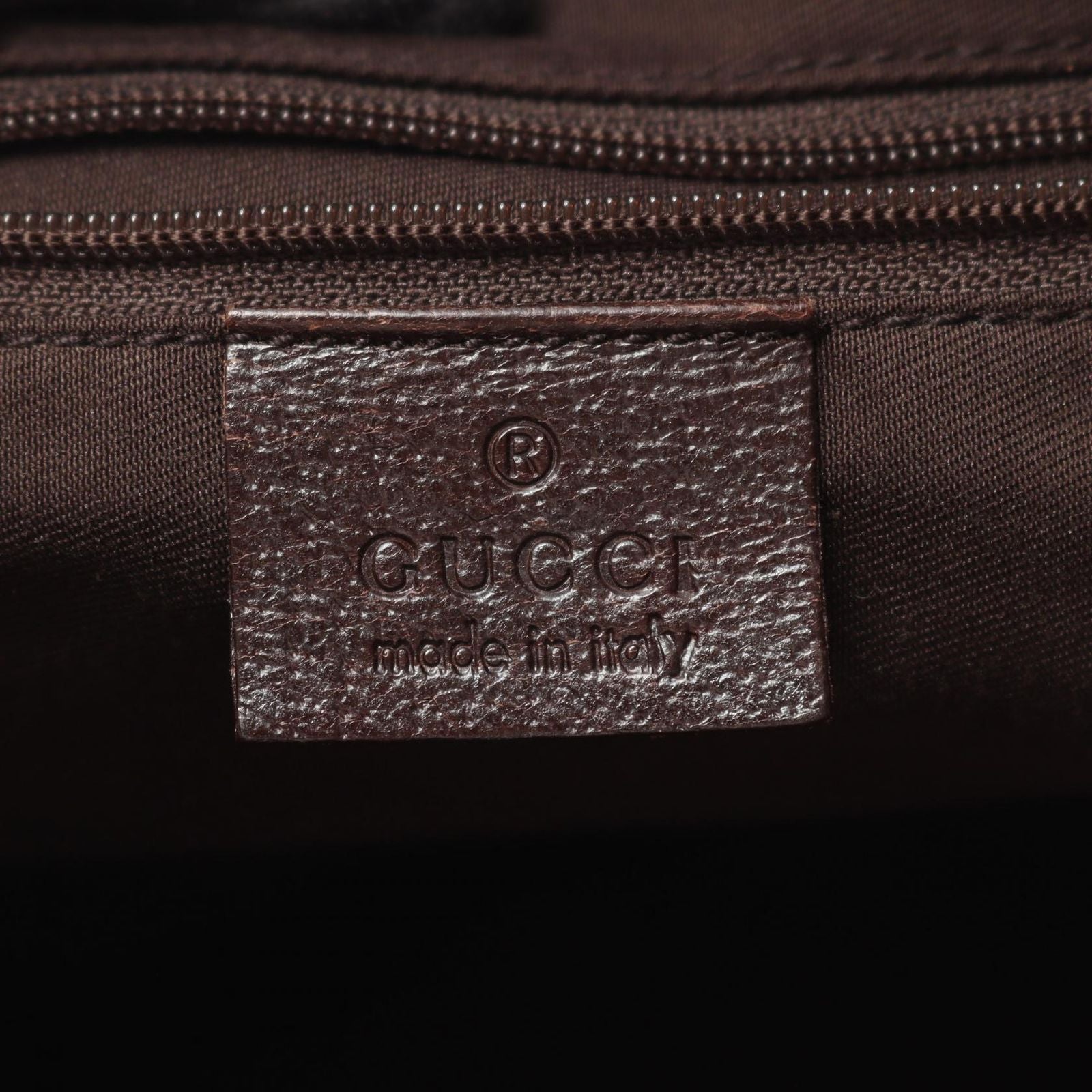 Gucci Shoulder Bag GG Canvas Beige Dark Brown Eclipse — view 4