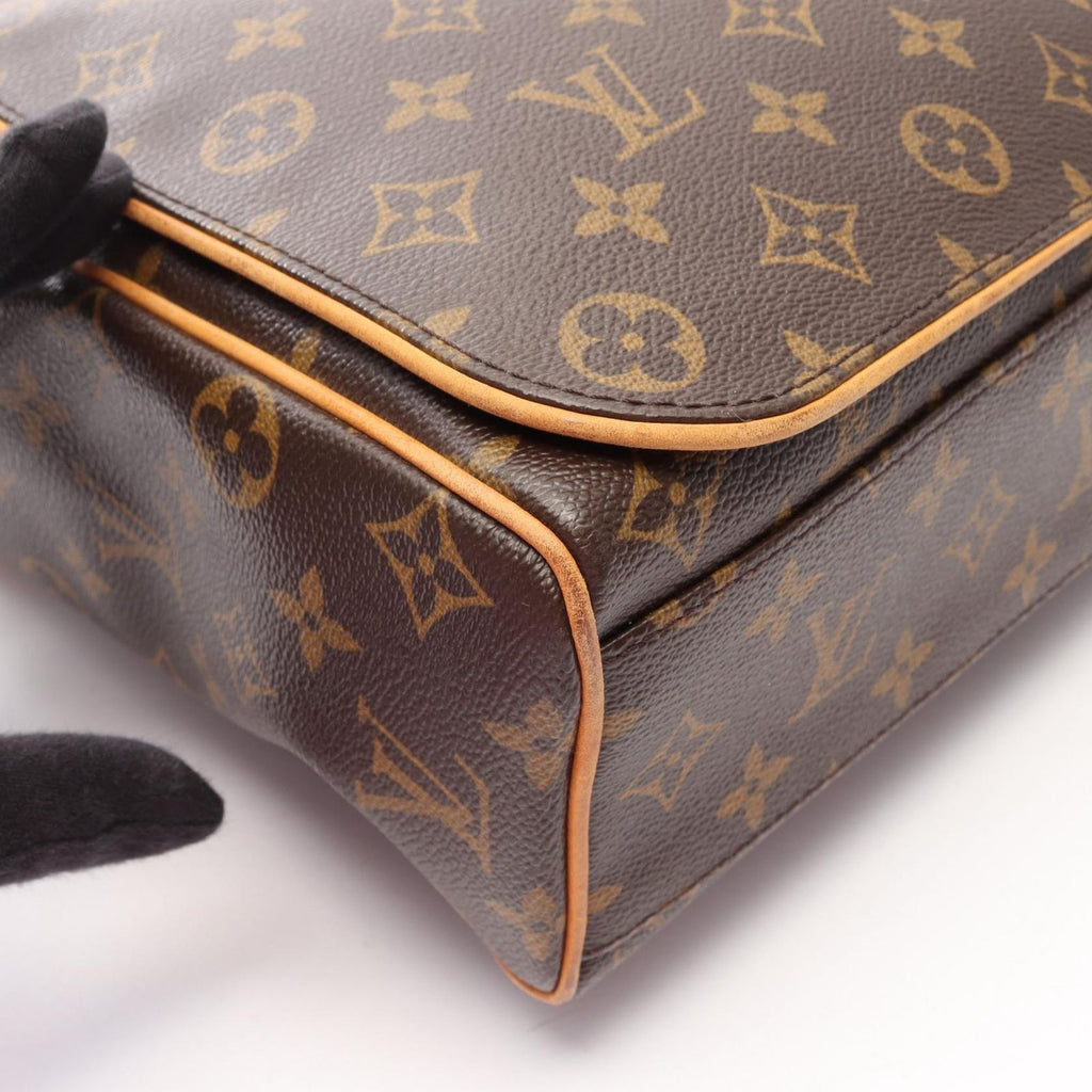 Louis Vuitton Shoulder Bag Aves Canvas Leather — view 9