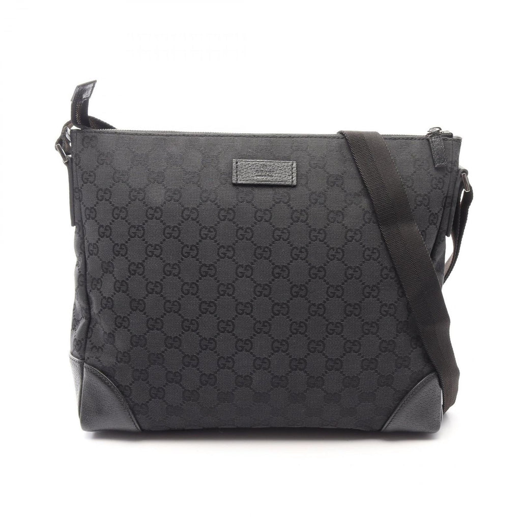 Gucci Shoulder Bag GG Canvas Black