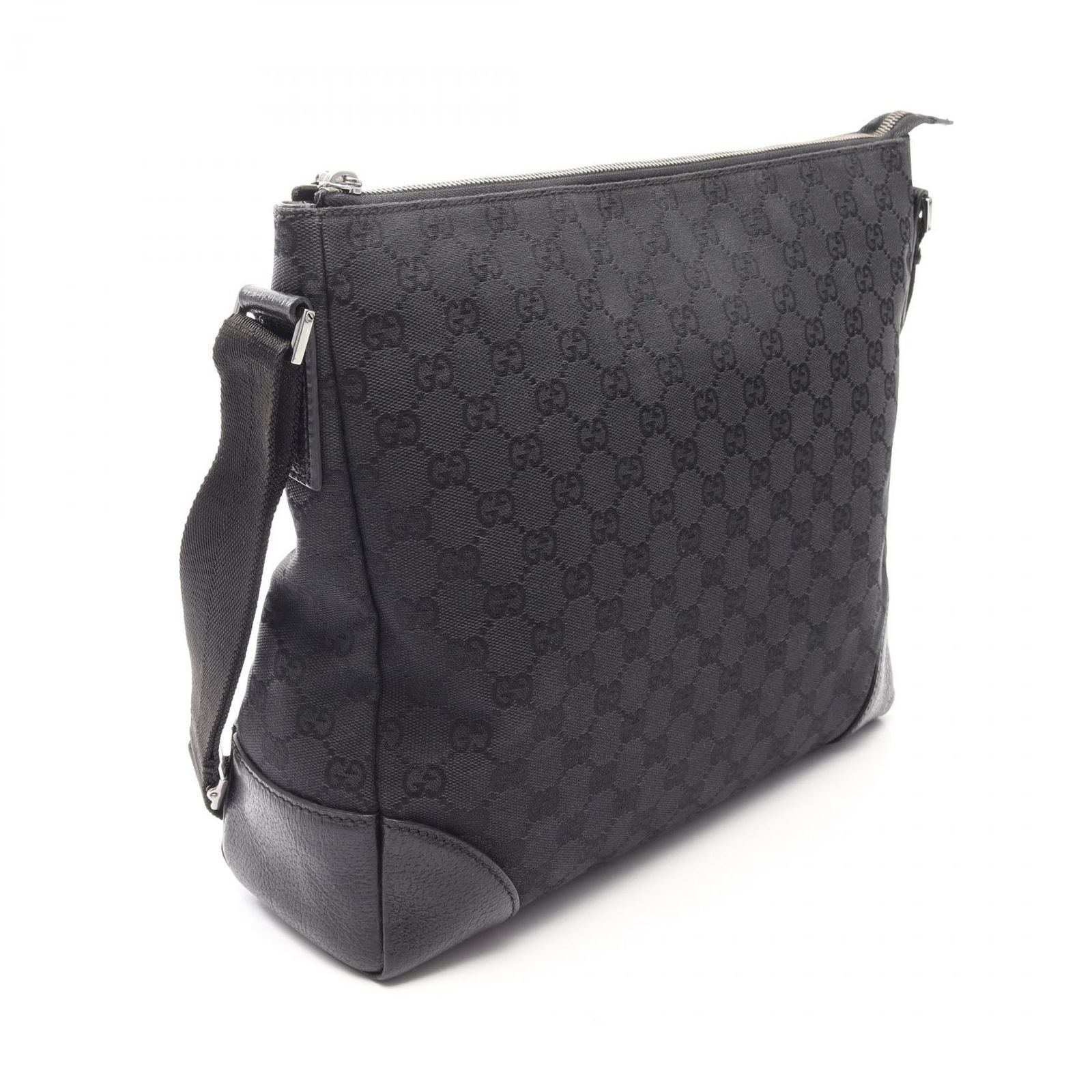 Gucci Shoulder Bag GG Canvas Black — view 2